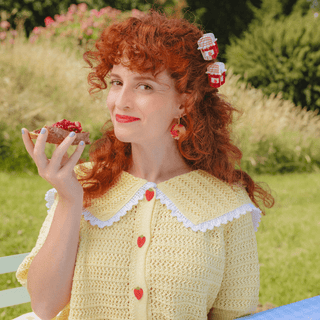 Coucou Suzette - JORDBÆR Knapper - COLORPOP