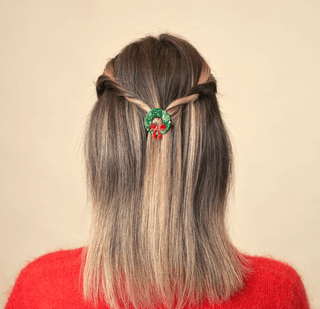 Coucou Suzette - JULEKRANS Hårspenne - COLORPOP