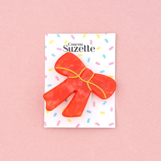 Coucou Suzette - RED RIBBON Hårspenne - COLORPOP