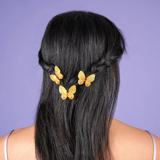 Coucou Suzette - YELLOW BUTTERFLY Hårspenne - COLORPOP