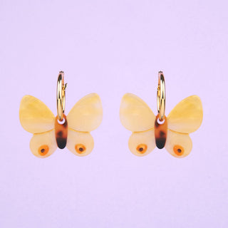 Coucou Suzette - YELLOW BUTTERFLY Øreringer - COLORPOP
