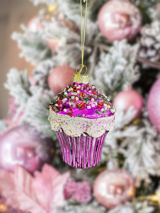Curated by Colorpop - Julepynt i glass - Muffins - COLORPOP