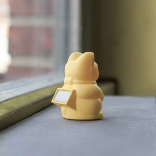 Lucky Cat Mini Dekorasjon - Yellow