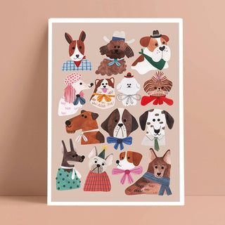 Daria Solak Illustrations - DOGGIES A4 print - COLORPOP