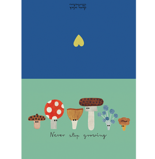 Daria Solak Illustrations - NEVER STOP GROWING Kort - COLORPOP