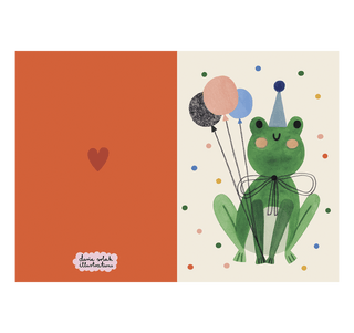 Daria Solak Illustrations - PARTY FROG Kort - COLORPOP
