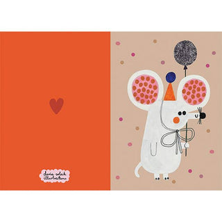 Daria Solak Illustrations - PARTY MOUSE Kort - COLORPOP