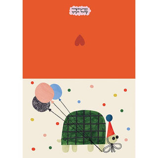 Daria Solak Illustrations - PARTY TURTLE Kort - COLORPOP