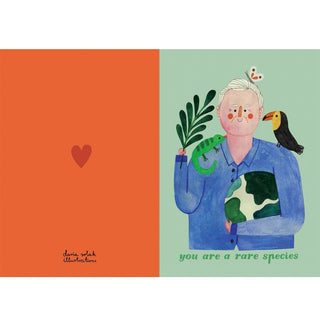 Daria Solak Illustrations - SIR DAVID ATTENBOROUGH Kort - COLORPOP