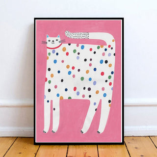 Daria Solak Illustrations - SPOTTED CAT Giclee Print A4 - COLORPOP