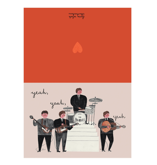 Daria Solak Illustrations - THE BEATLES Kort - COLORPOP