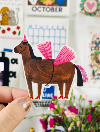 Daria Solak Illustrations - UNICORN Klistremerke - COLORPOP