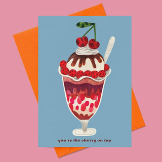 Daria Solak Illustrations - YOU'RE THE CHERRY ON TOP Kort - COLORPOP