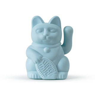 Lucky Cat Mini Dekorasjon - Light Blue