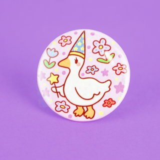 Wizard Goose Button