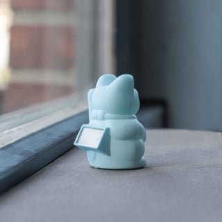 DONKEY - Lucky Cat Mini Dekorasjon - Light Blue - COLORPOP