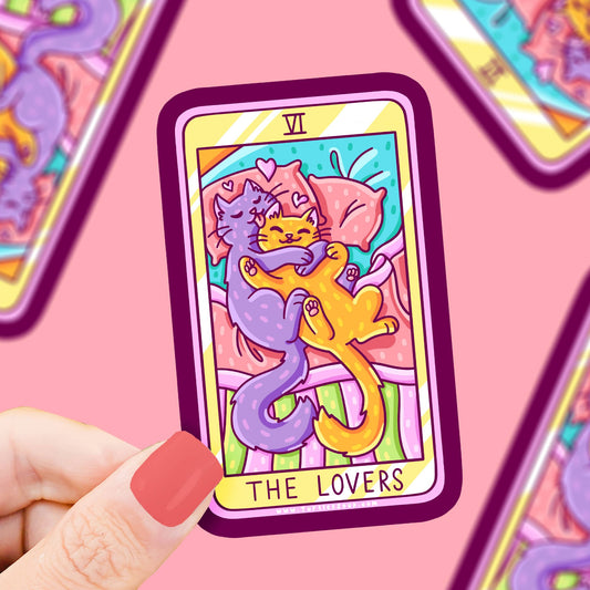 The Lovers Tarot Card - Klistremerke
