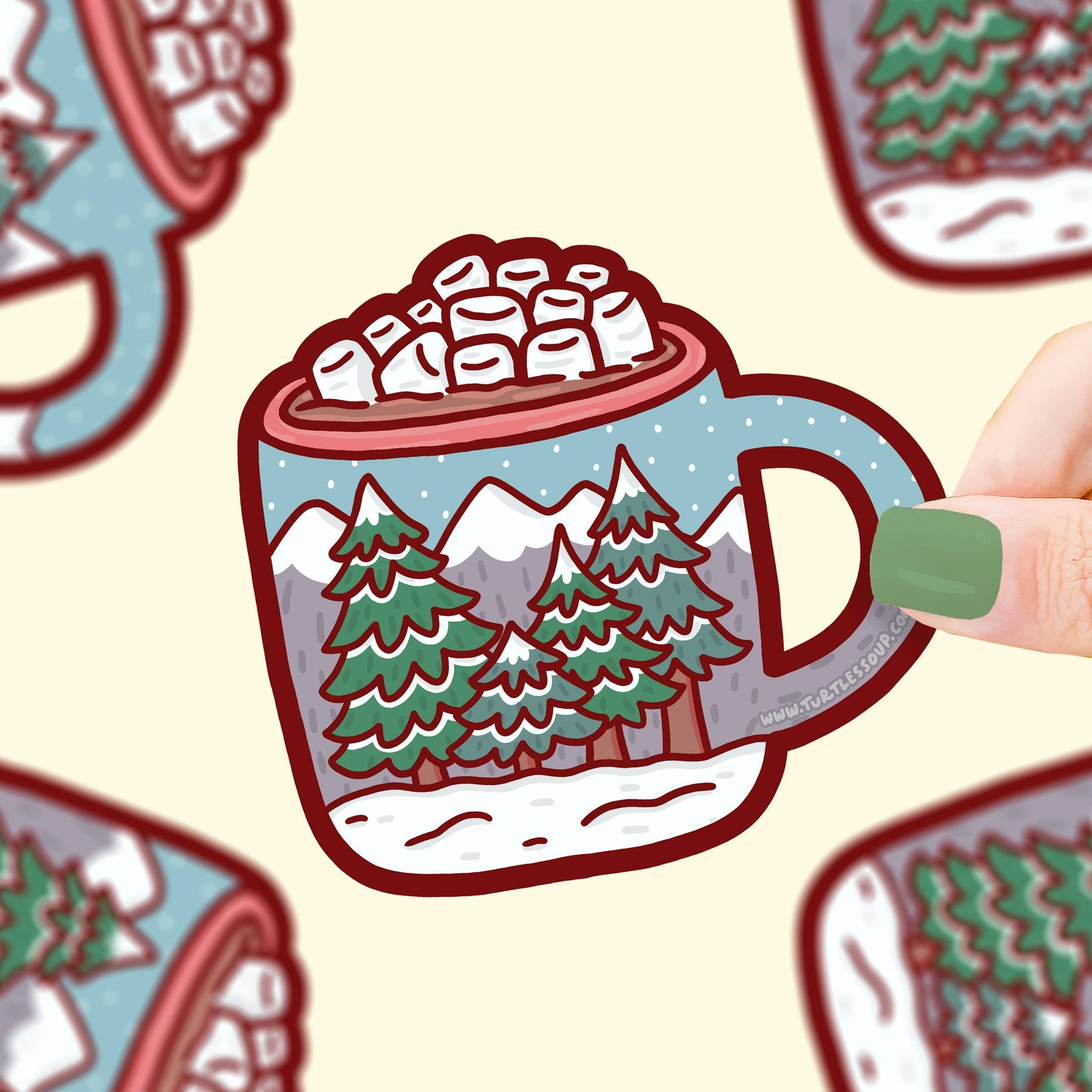 Hot Cocoa Cup - Klistremerke