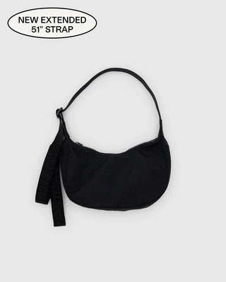 BAGGU Small Crescent Bag - Black