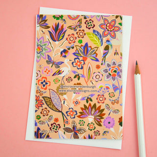 Elvira.v.v.Designs - Bursdagskort Jubileum 50 år - COLORPOP