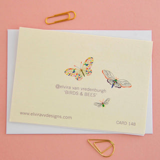 Elvira.v.v.Designs - Sett med 8 Kort - Fugler og Dyr - COLORPOP