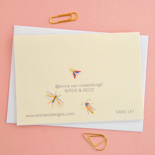 Elvira.v.v.Designs - Sett med 8 Kort - Fugler og Dyr - COLORPOP