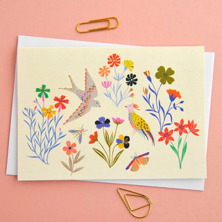 Elvira.v.v.Designs - Sett med 8 Kort - Fugler og Dyr - COLORPOP