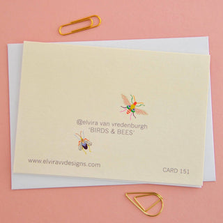 Elvira.v.v.Designs - Sett med 8 Kort - Fugler og Dyr - COLORPOP