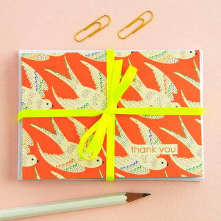 Elvira.v.v.Designs - Sett med 8 Takkekort - Fugler - COLORPOP