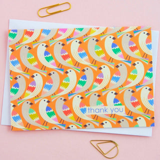 Elvira.v.v.Designs - Sett med 8 Takkekort - Fugler - COLORPOP