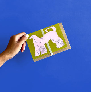 Evermade - Agathe Singer - Pink Afghan Hound - Kort - COLORPOP