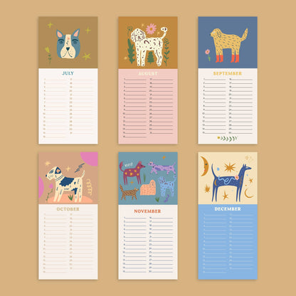 Bursdagskalender - Dogs & Doodles