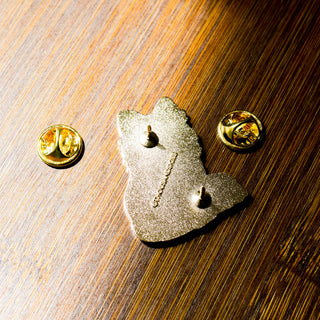Pins - Hvit Katt