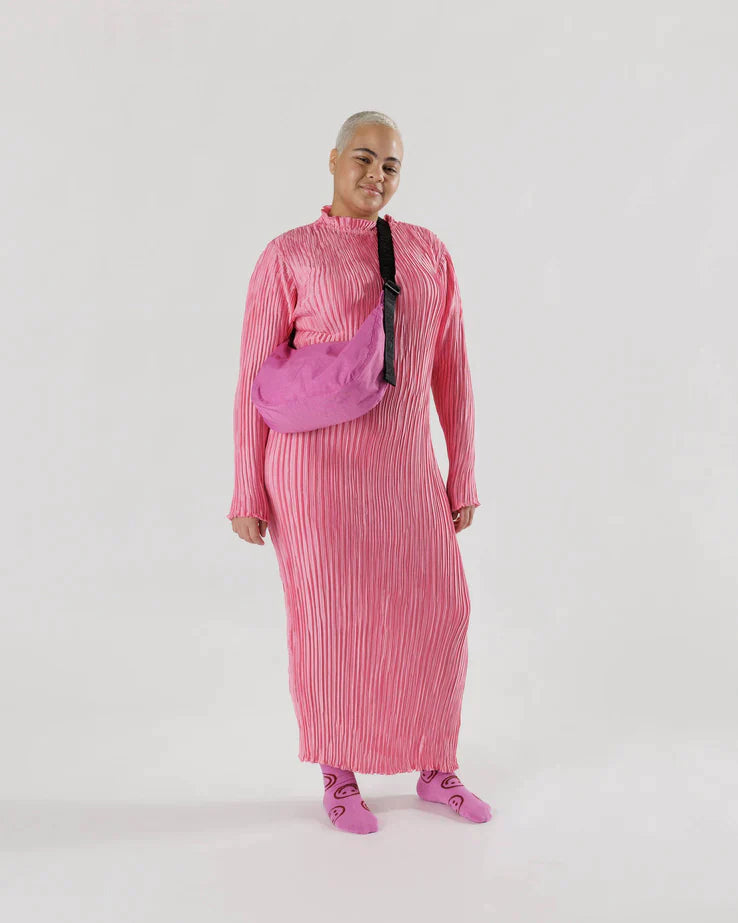 BAGGU Medium Crescent Bag - Extra Pink