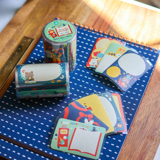 Rull med 100 Etiketter - Journal and Craft