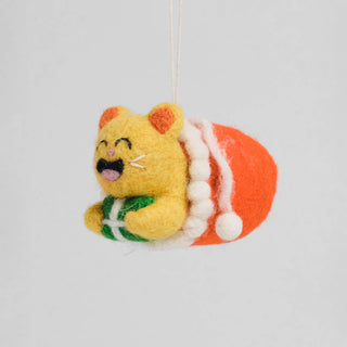 Misty Cat In Sack - Fair trade Julepynt