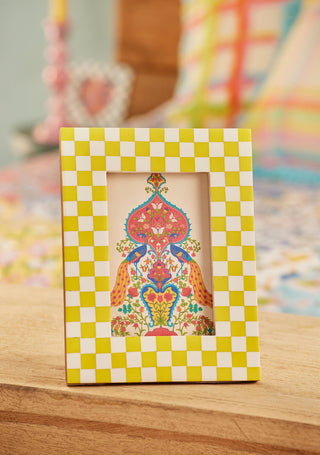 Foto-ramme - Ruter Gul