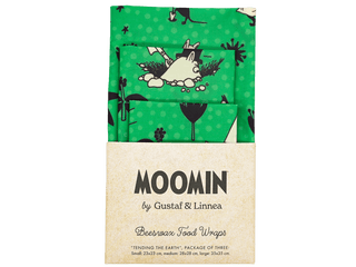 Gustaf och Linnea - Mummitrollet - Beeswax Wrap "Tending the Earth" - Sett med 3 stk - COLORPOP