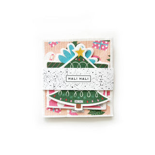 Hali Hali LLC - Julesett med 4 stk Gjenbrukbare Svampekluter - COLORPOP