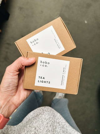 hobo + co. candles - Christmas Orange Spice Soy Wax Tealights - COLORPOP