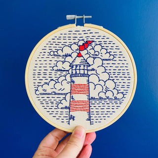 Hook, Line & Tinker Embroidery Kits - Fyrtårn - Broderi Kit - COLORPOP