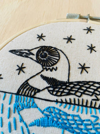 Hook, Line & Tinker Embroidery Kits - Sjøfugl - Broderi Kit - COLORPOP