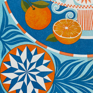 Greek Summer - A3 Risograph Print