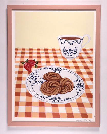 Kunstprint Innrammet - Coffee Break 30 x 40 cm