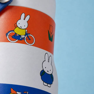 IZY Bottles - IZY Drikkeflaske med Sugerør - Miffy Oransje, Hvit, Blå 900ml - COLORPOP