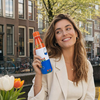 IZY Bottles - IZY Drikkeflaske - Oransje, Hvit, Blå Miffy - 500ml - COLORPOP