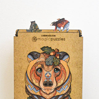 Lubiwood - Bjørn Puslespill Premium - COLORPOP