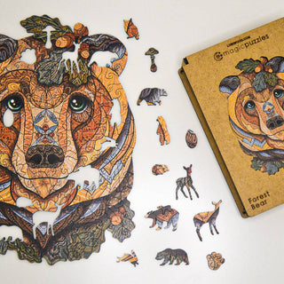 Lubiwood - Bjørn Puslespill Premium - COLORPOP