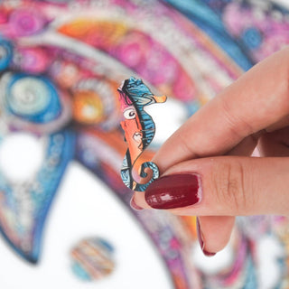 Lubiwood - Delfin Puslespill Premium - COLORPOP