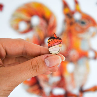 Lubiwood - Ekorn Puslespill Premium - COLORPOP